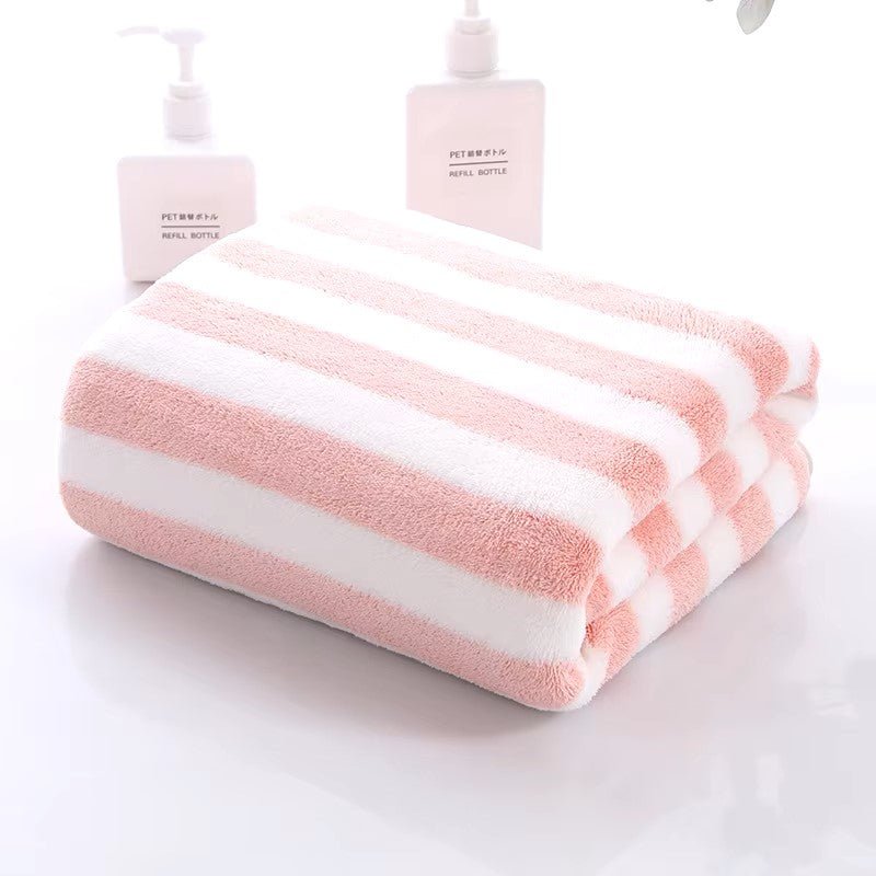 PetTowel™ - Rayures Rose Pâle - royaume chats